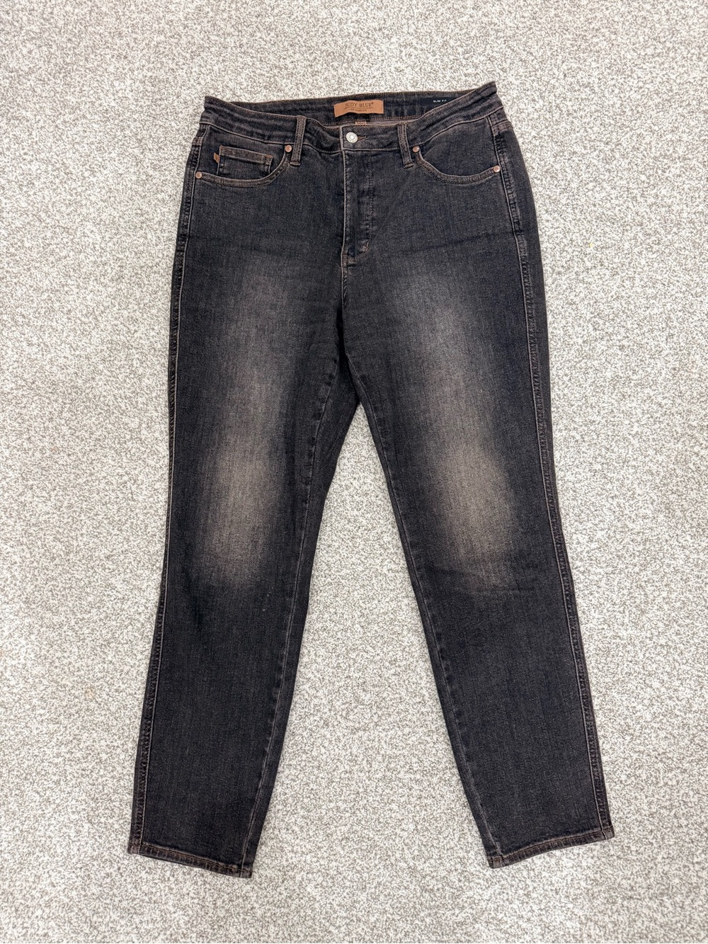 Judy Blue Faded Black Boyfriend Jeans